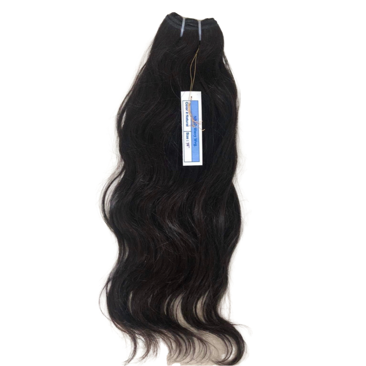 100% äkta löshår Virgin   #Natural Svart     18-24 Inches