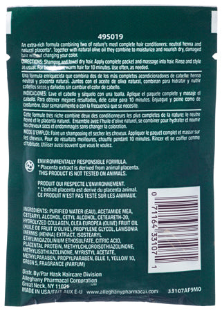 Hask Henna 'N Placenta Conditioning Treatment With Olive Oil 59Ml