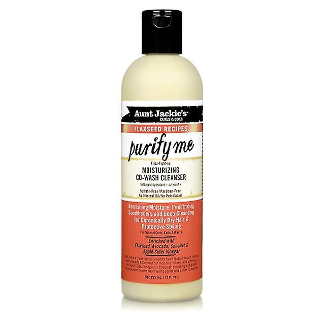 Aunt Jackie's Curls & Coils Flaxseed Recipes Purify Me Moisturizing Co-Wash Cleanser 355ml