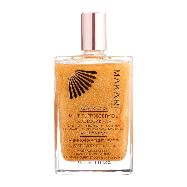 ROSE 24K GOLD MULTI FUNCTION DRY OIL 100ML