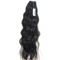 100% äkta löshår Virgin   #Natural Svart   24 Inches