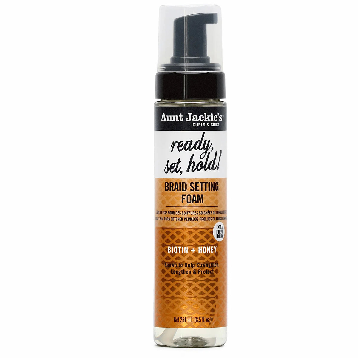 Aunt Jackies CURLS and COILS Braids Setting Foam 251ml